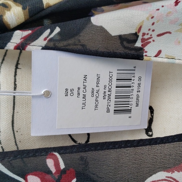 Designer Tulum Caftan/Beach Cover up - Picture 3 of 4